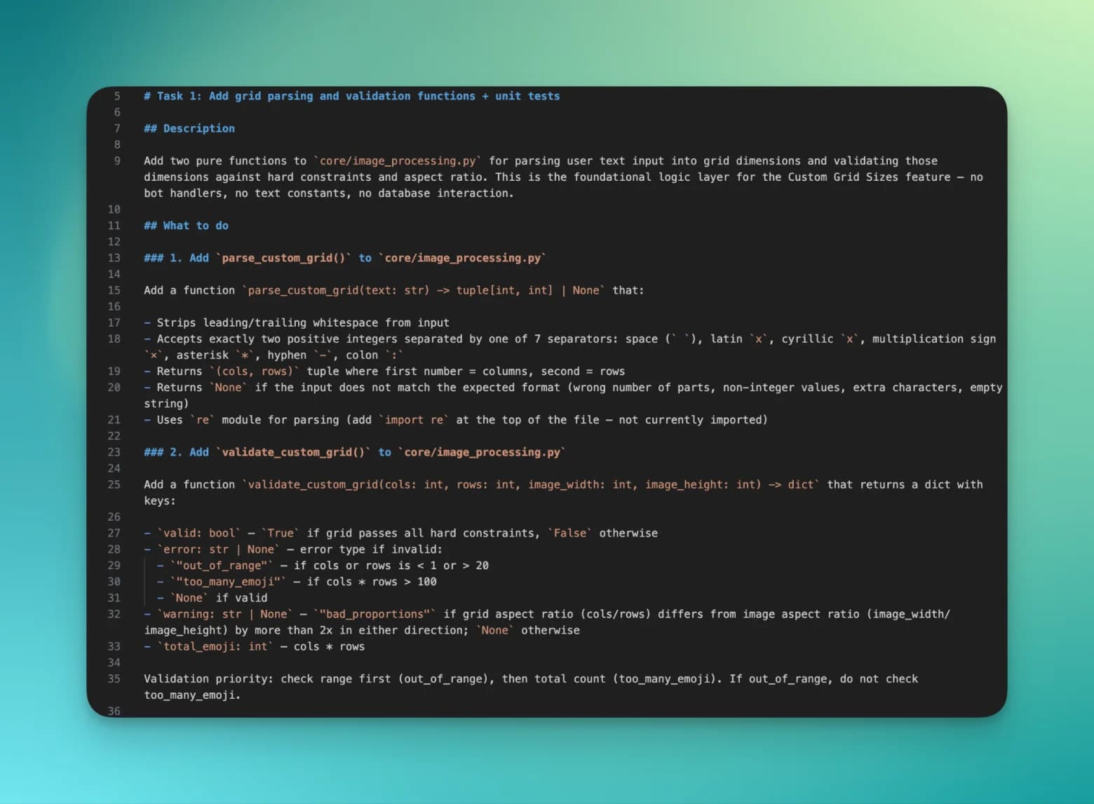 Скриншот задач: атомарные таски с ревьюверами и скиллами