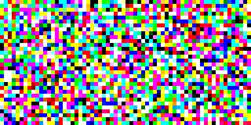 2048 байт памяти NES — вся оперативка приставки, картинка 64×32